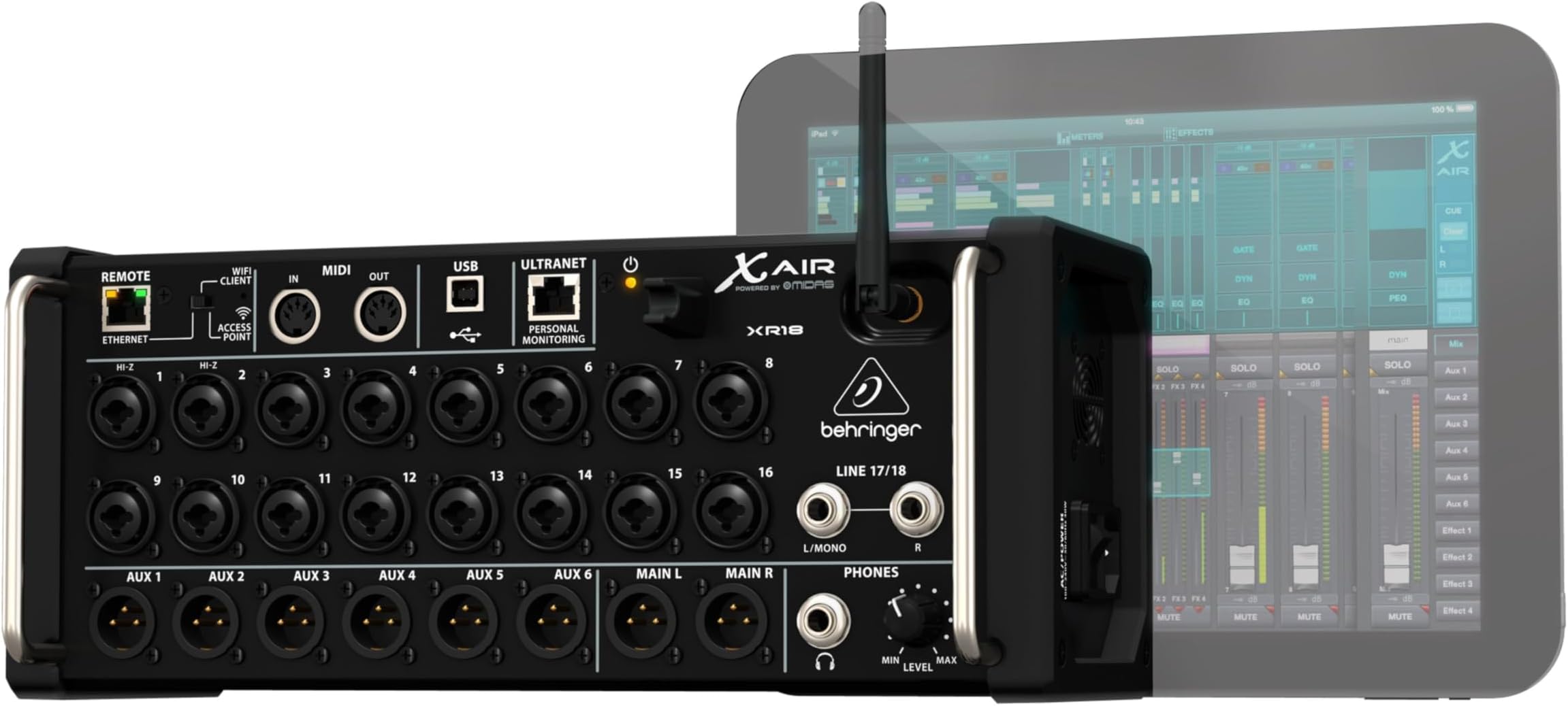 X Air XR18 Tablet-Controlled Digital Mixer