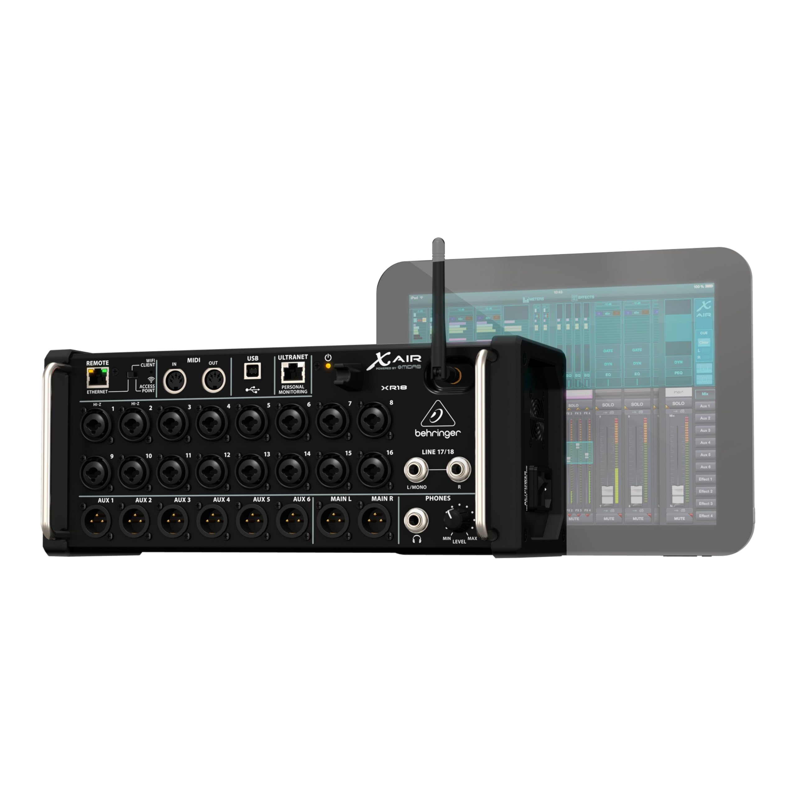 Amazon | Behringer デジタルミキサー 18チャンネル MIDASマイク