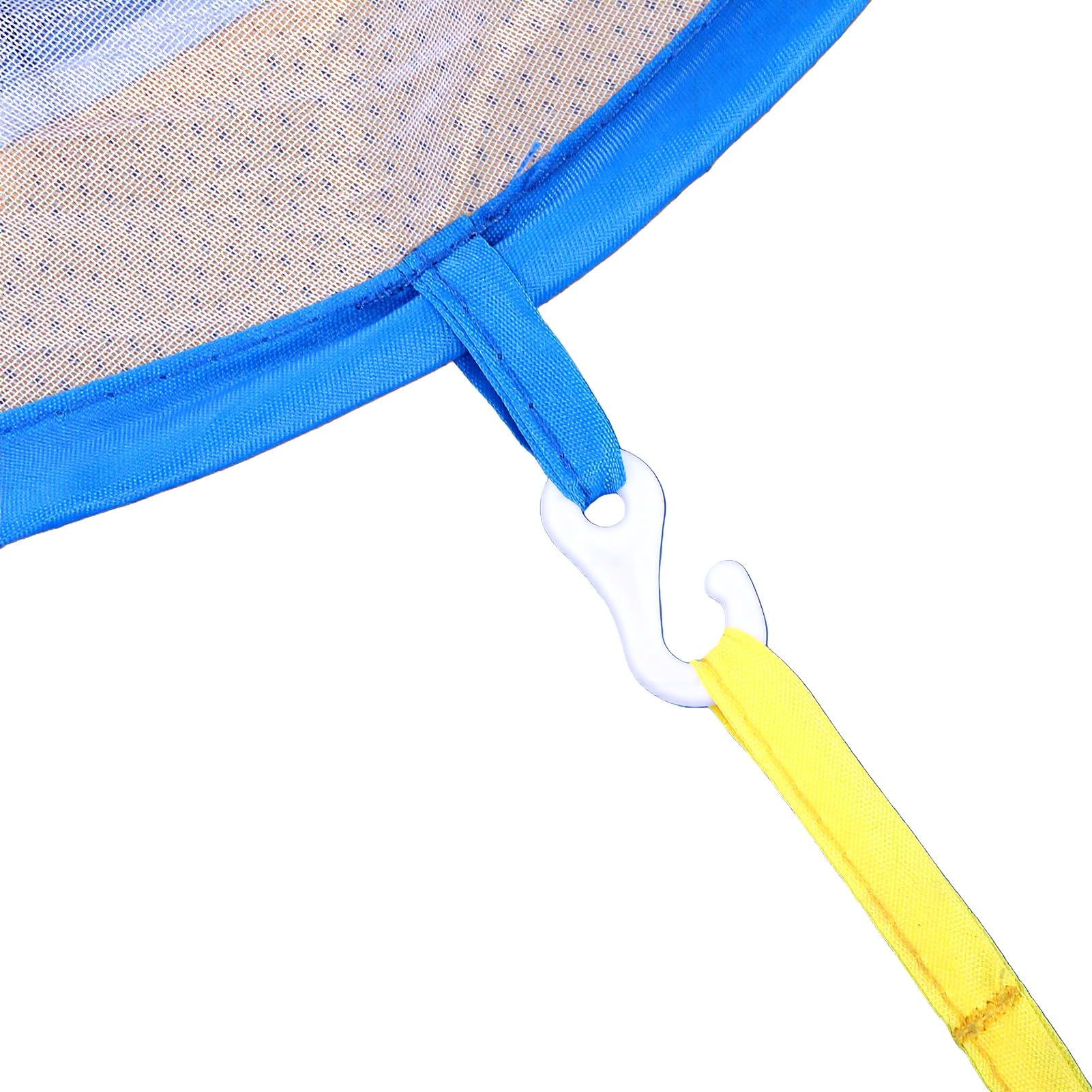 Naroote Flotteur pour Bébé avec Auvent UPF 50 Siège en Filet Respirant 360° | Auvent Ajustable 4 Positions, Design Stable Anti-Bascule, Léger et Portable, pour Plage, Piscine et Voyages