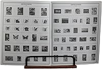 Vista 6 de H.E. Harris & Co. USA Liberty - Álbum de sellos postales con imágenes/ilustraciones (parte A 1847-1994) con carpeta de dos postes