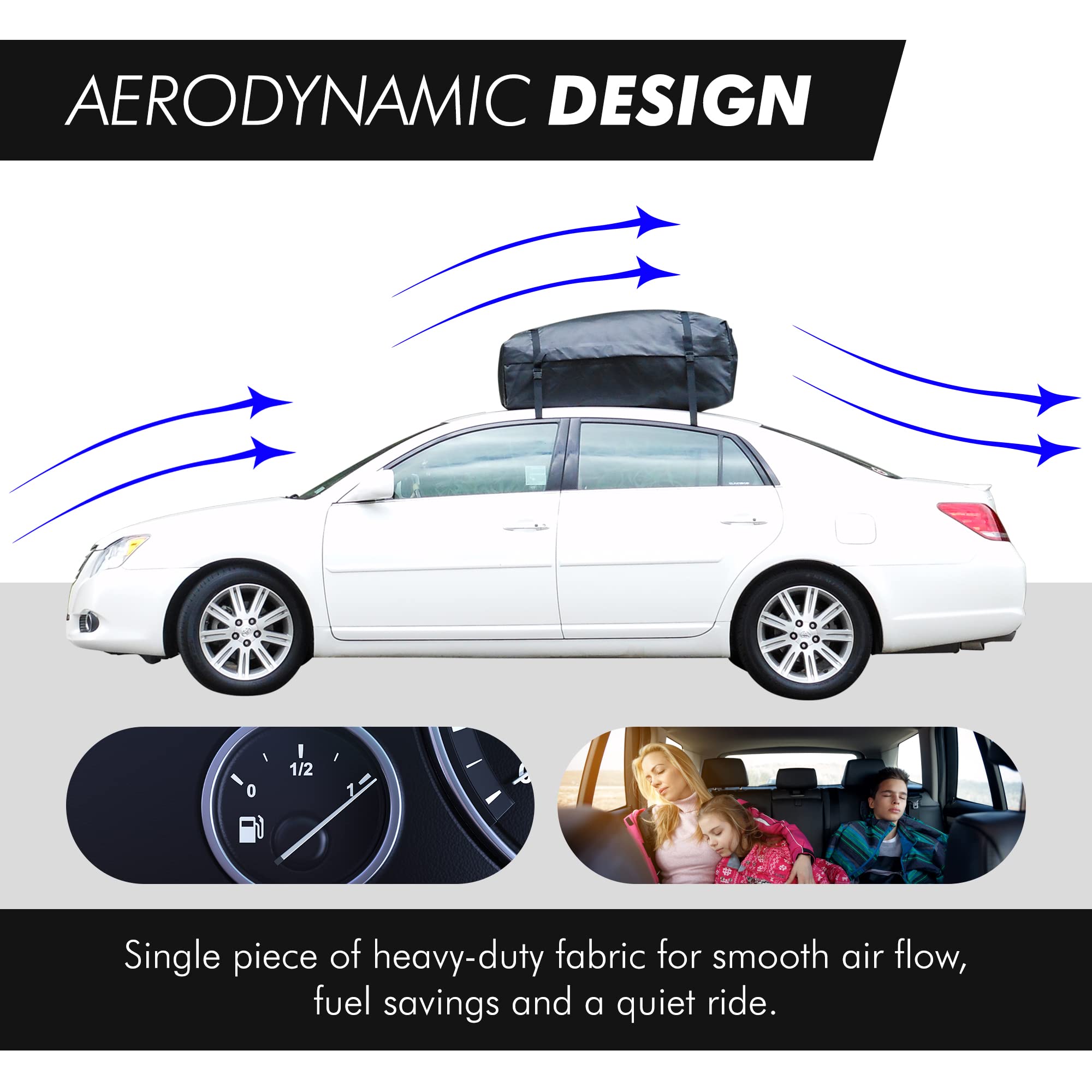 RoofBag Rooftop Cargo Carrier Made in USA is a Waterproof Car Roof Bag