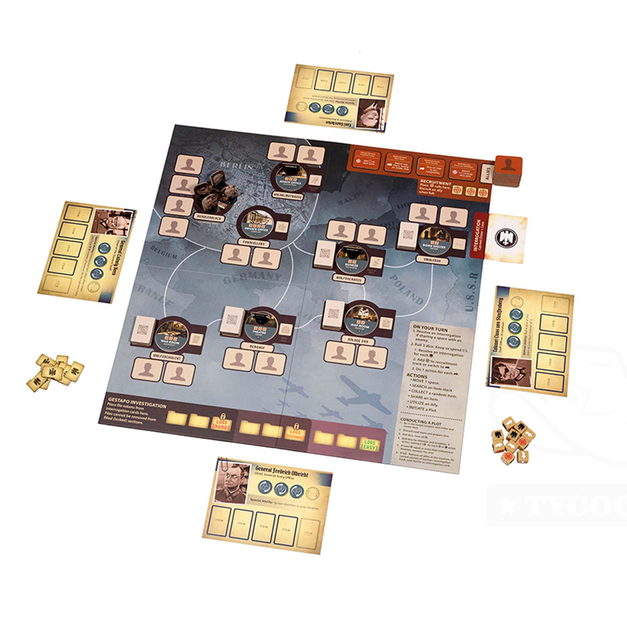 Victory Point Games | Valkyrie: A Black Orchestra Game | Gra planszowa | Wiek 14+ | 1-4 graczy | Czas gry ponad 30 minut