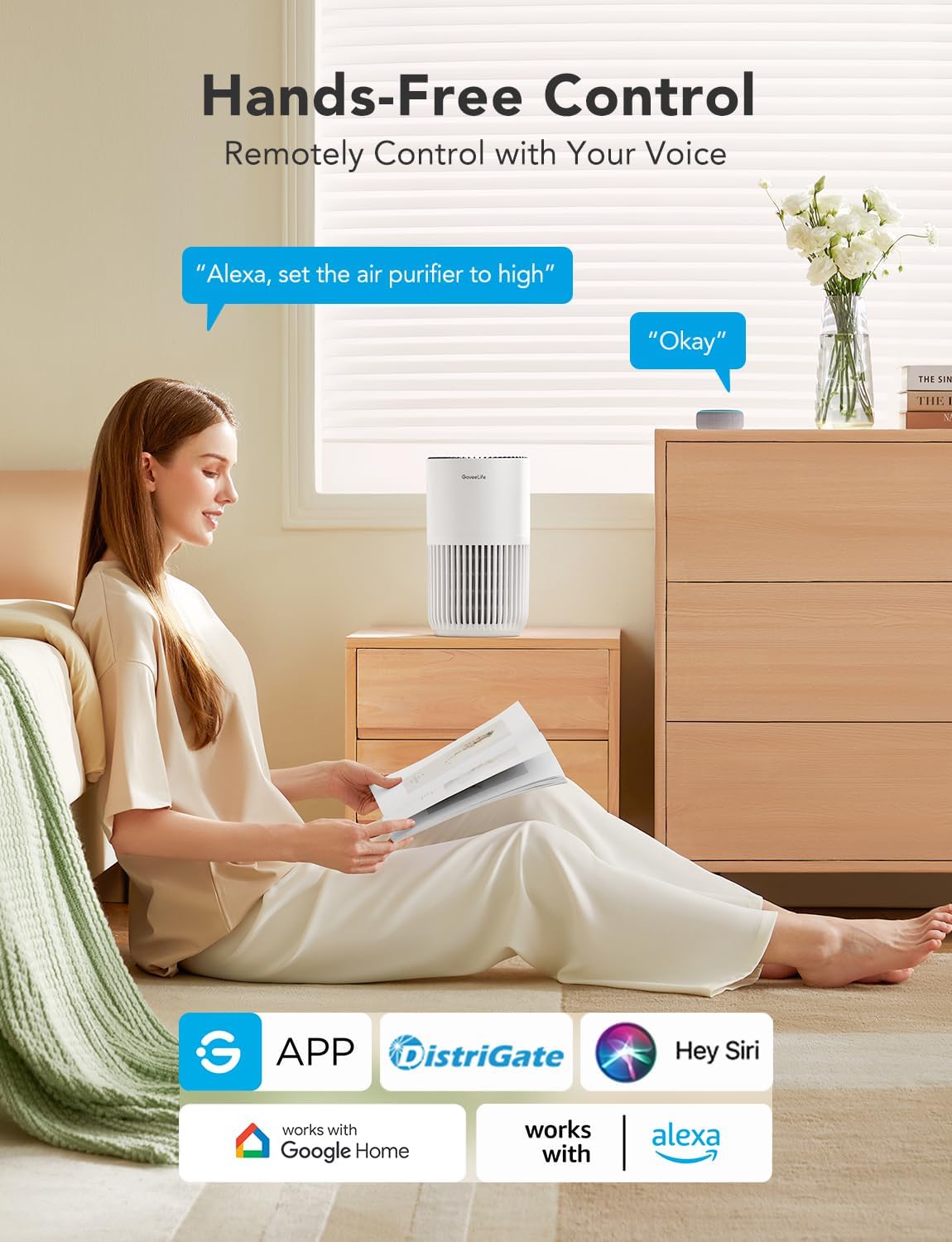 GoveeLife Mini Air Purifier for Bedroom, Smart Filter Air Purifier with App Alexa Control for Pet Hair, Odors, Pollen, HEPA Portable Air Cleaner with 3 Speeds, 2 Modes, Timer, Aroma for Home: The USA Home Review You Need! Review USA 2025