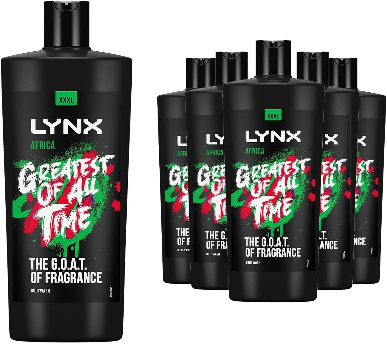 Lynx Shower Gel 12 Hours of Long Lasting Refreshing Fragrance Body Wash with Plant-Based Moisturisers for Men XXXL Size Body Cleanser for Naturally Soft Skin, 700ml (Africa, Buy 6)