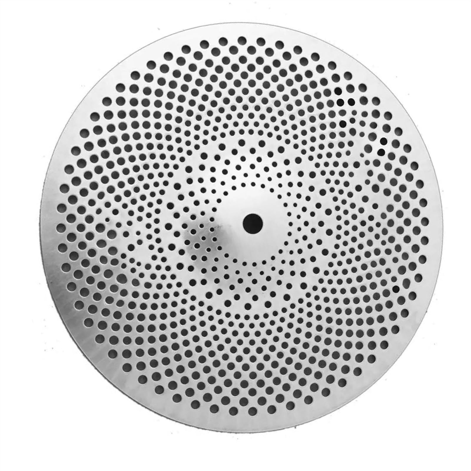 Piatti per Batteria Professionali Piatto A Basso Volume Piatto Splash Mute Da 10 Pollici Piatto In Lega Fatto A Mano Per Esercitarsi (Color : Silver)