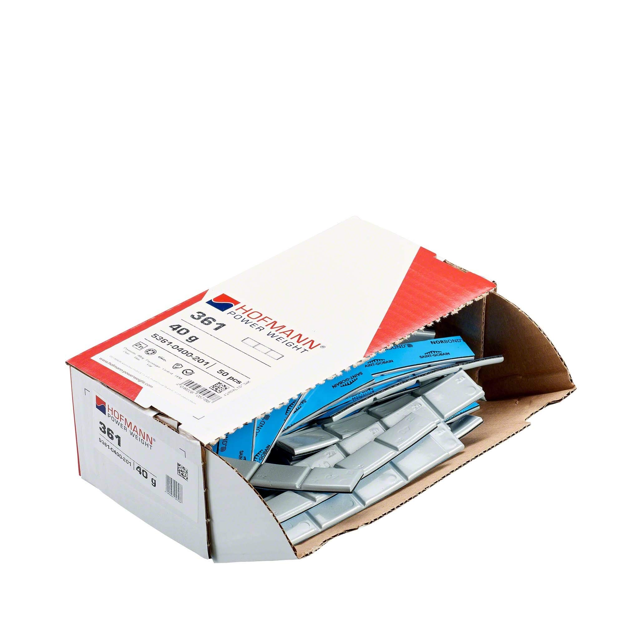 50x Wuchtgewichte Klebegewichte Alufelgen 40g Hofmann Power Weight, Klebe Gewicht Alumetallfelgen, Reifenwechsel Zubehör