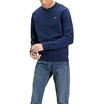 Levi’s New Original Crew, Felpa Uomo, Dress Blues X, S