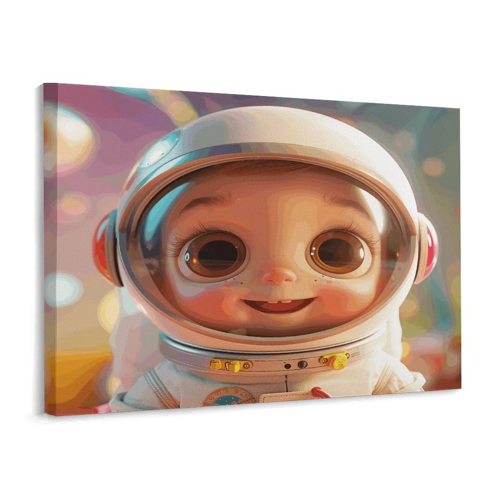 Impression sur toile Happy Expression - Solution murale encadrée sans effort - 8