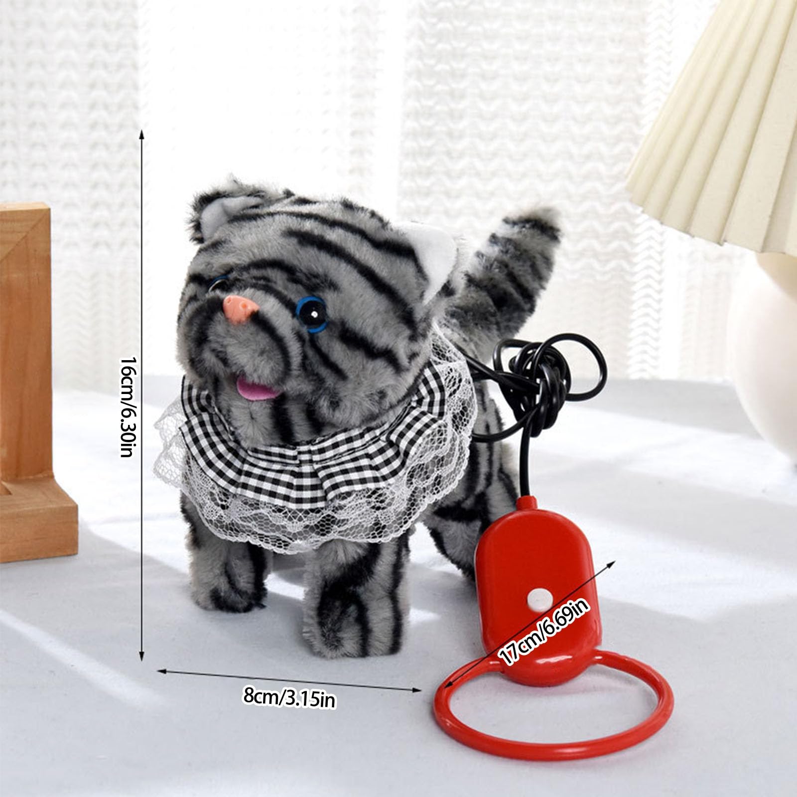 猫　電動ぬいぐるみ Amazon.co.jp: 猫のぬいぐるみが自動的に鳴いて歩く安全な歩行猫の