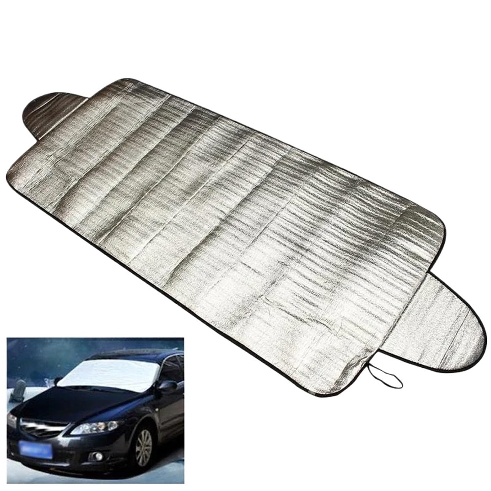 Cubierta Universal para Nieve para Parabrisas de Coche, Protector contra heladas, Lluvia y Sol para la mayoría los Coches SUV