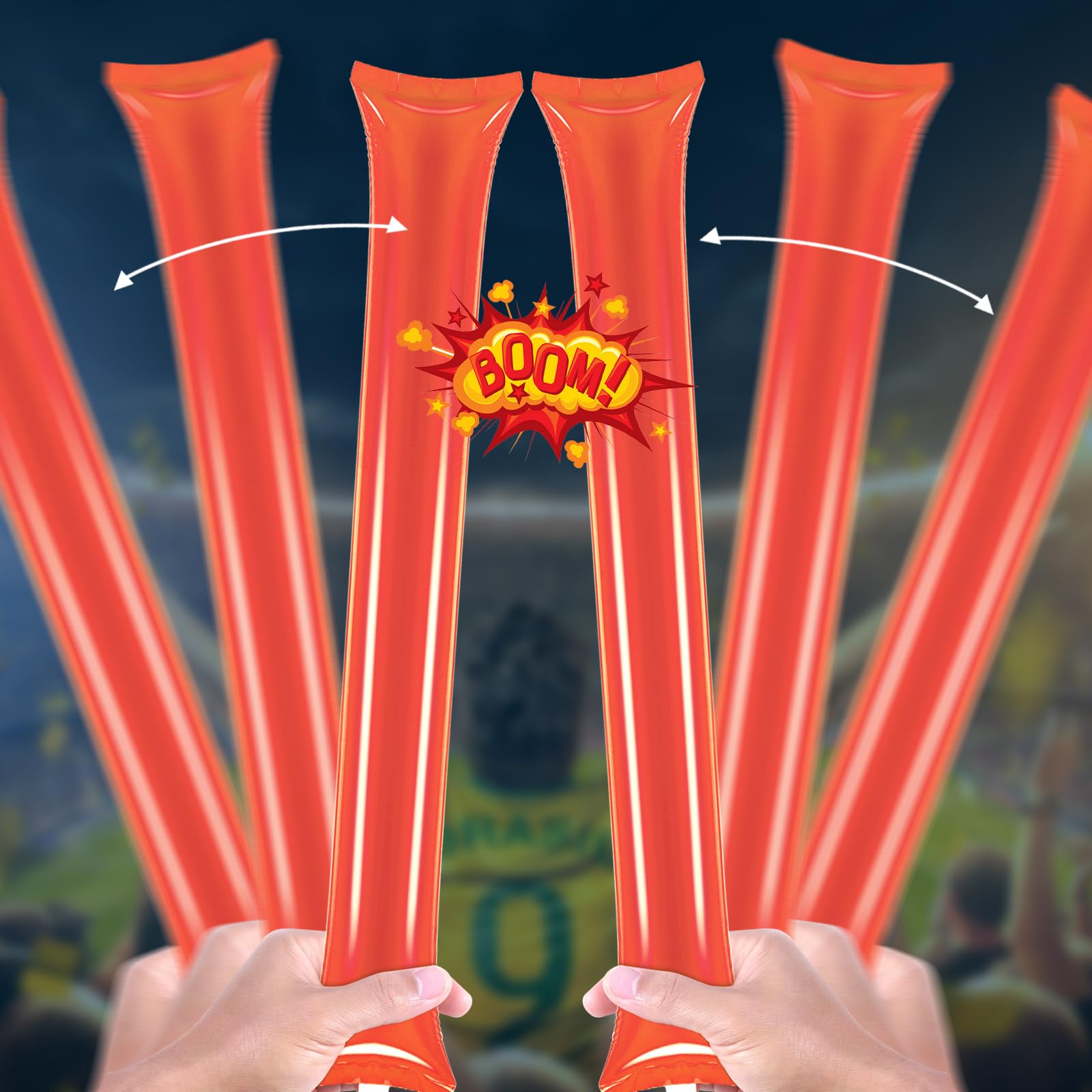 Amazon.com: Civaner 48 Pcs Thunder Stick Team Spirit Boom Stick