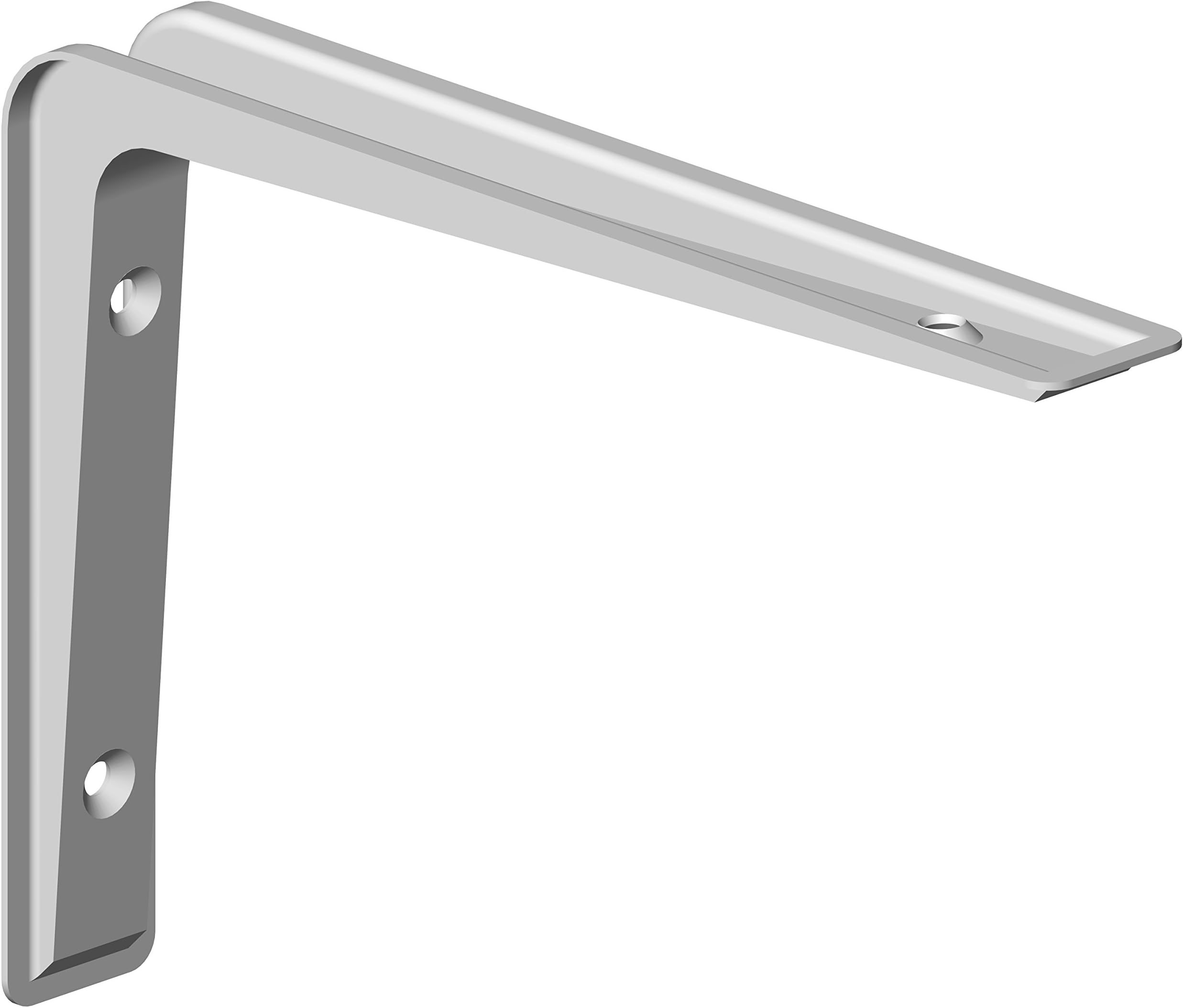 Element System 18133-00131 80 x 120 mm Alido Shelf Support Bracket - White (2-Piece)