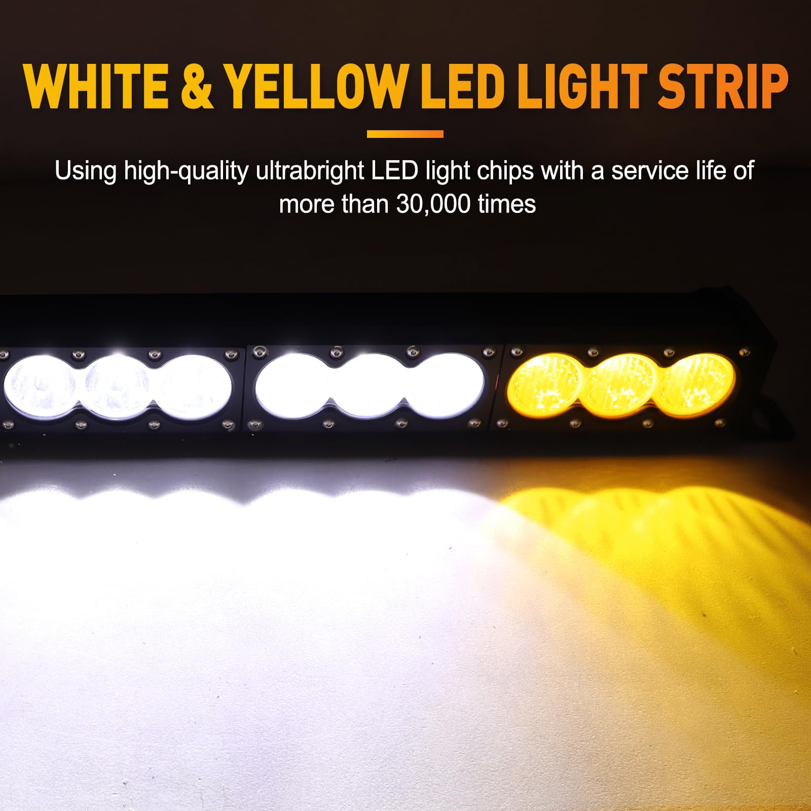 RIGIDON 28 cali 69 cm 150 W listwa LED 4 x 4 rampa, 12 V 24 V biała listwa oświetleniowa LED, długa listwa świetlna LED do pojazdów offroad, ciężarówek, ATV SUV, światła przeciwmgielne