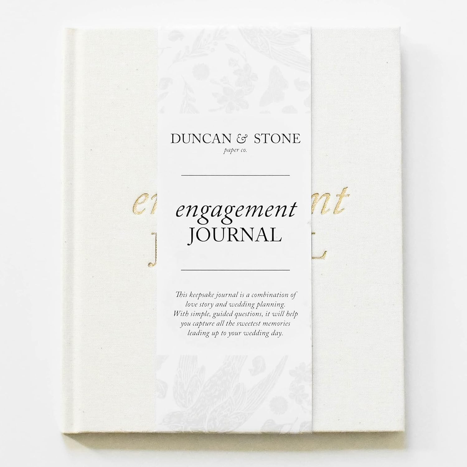 Engagement and Anniversary Journal Bundle by Duncan & Stone, Ivory