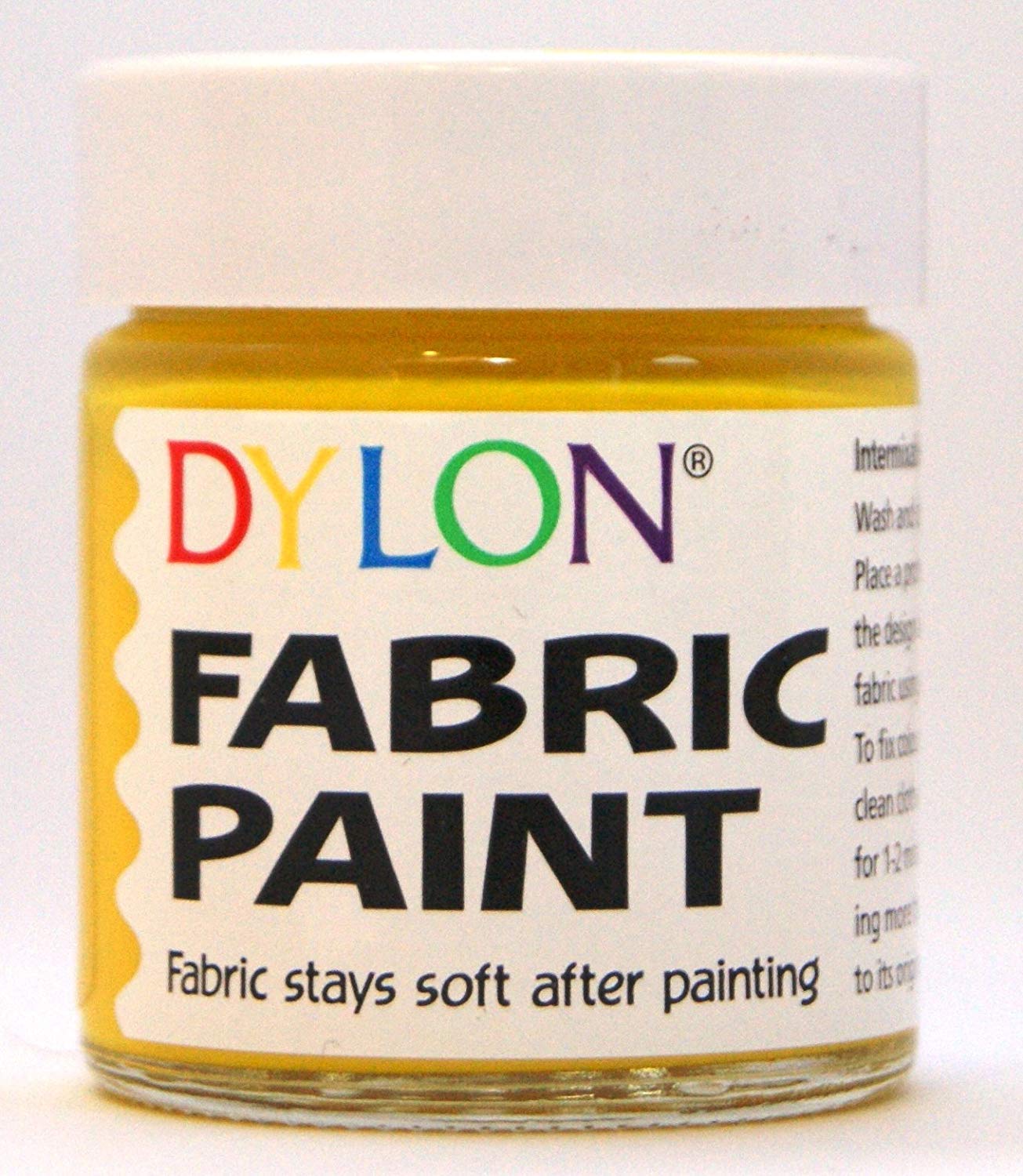Dylon Yellow Fabric Paint 25Ml