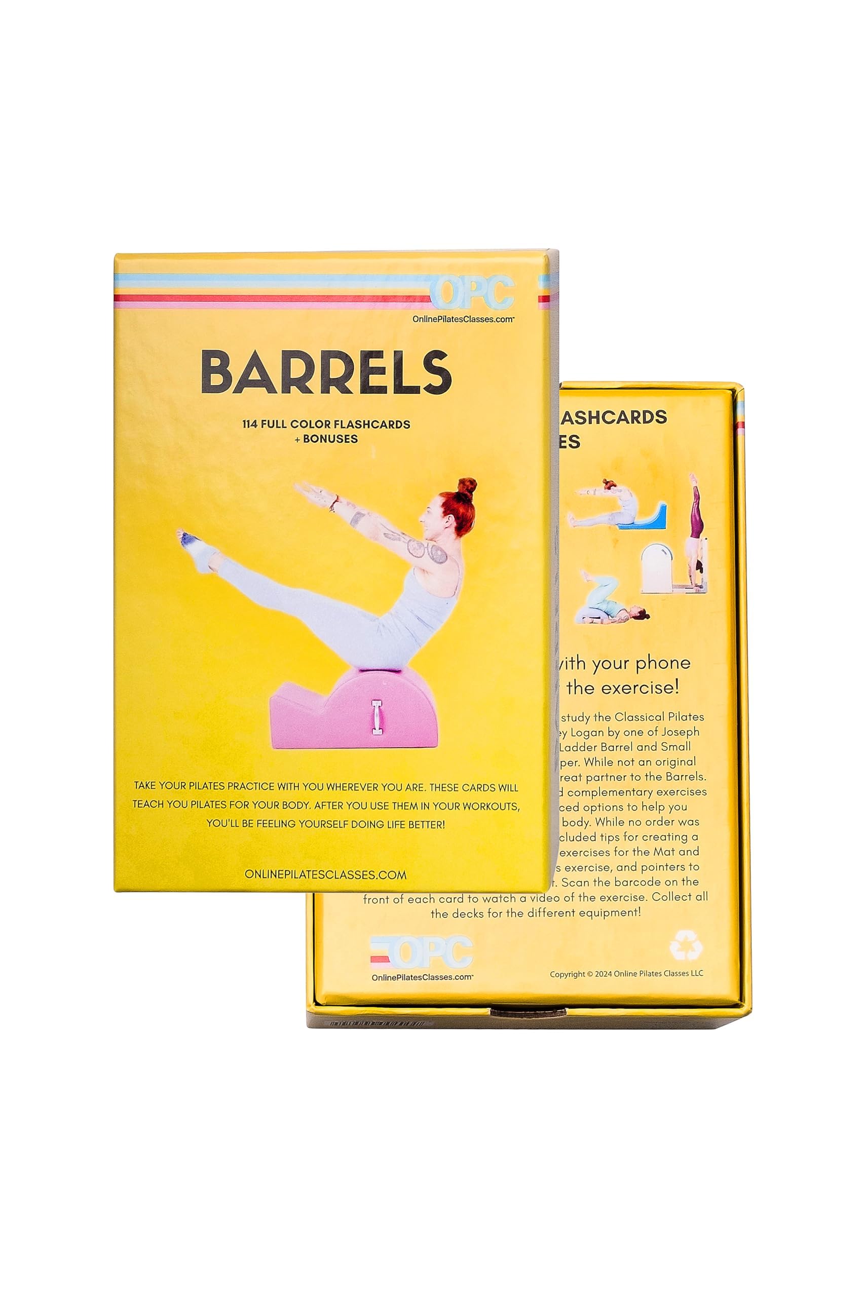 Pilates Reformer Deck Video Tutorials Fitness Cards For Home Gym