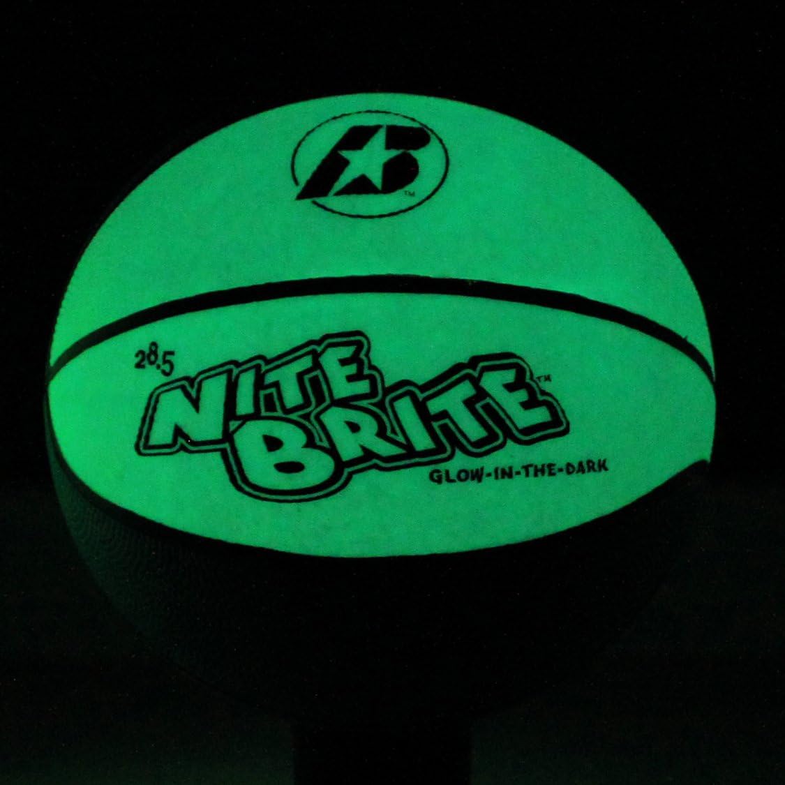 Baden Nite Brite Glow in the Dark Size 6 Rubber Basketball thumbnail 2