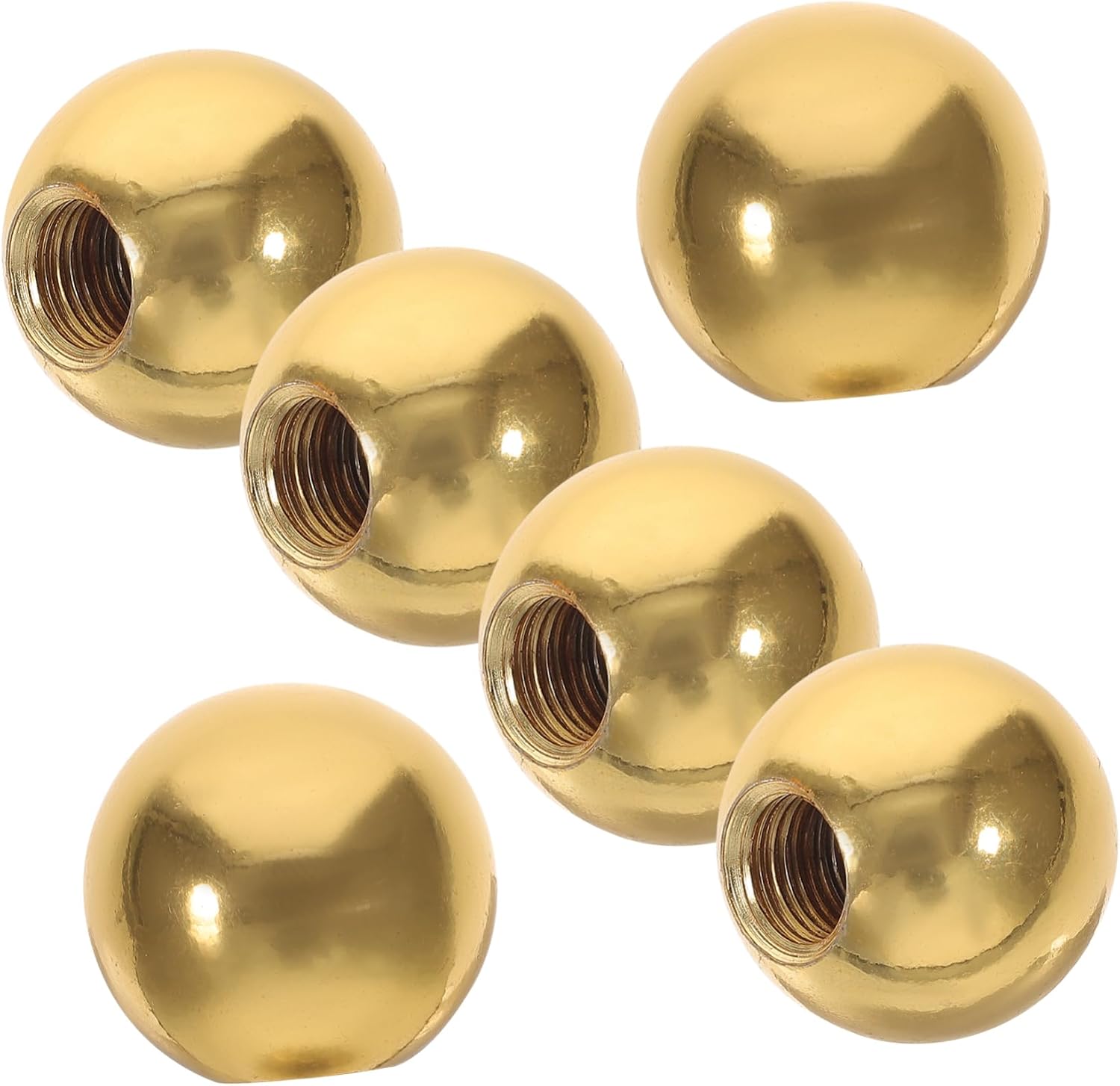 6Pcs Lamp Finials for Standard Harp Screw Cap Knob for Lamp Shade Decoration Easy to Install Durable and Stylish Lamp Topper for Table and Floor Lamps