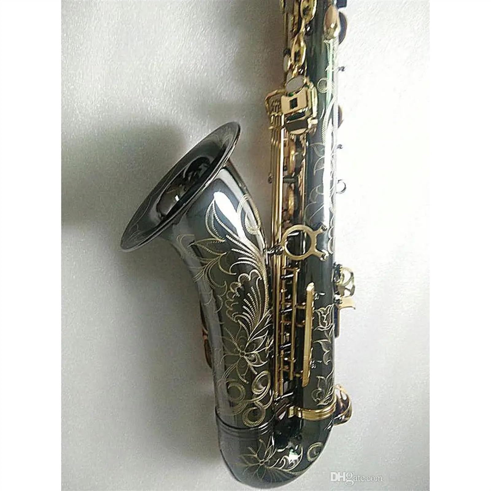 Principianti sassofono Sassofono Tenore Professionale Sax Tenore B Placcato NICHEL NERO Top Strumento Musicale Sax Con Custodia