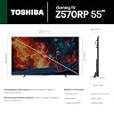 Toshiba 139 cm (55 Inches) 4K Ultra HD Smart QLED TV | Dolby Vision Atmos, HDR10+ | 144 Hz Panel | 24W Powerful Speaker | REGZA Engine ZRi | Voice Control | VIDAA OS | 55Z570RP (Black) (55Z570RP) gallery image