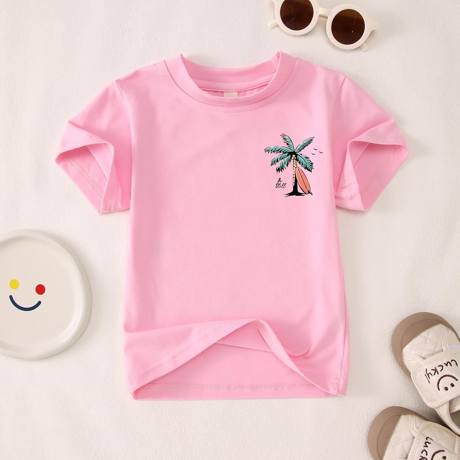 CM C&M WODRO Toddler Boys Girls Christian Shirts Even The Wind and Waves Obey Him Bible Verse T-Shirt Faith Shirt Graphic Tee