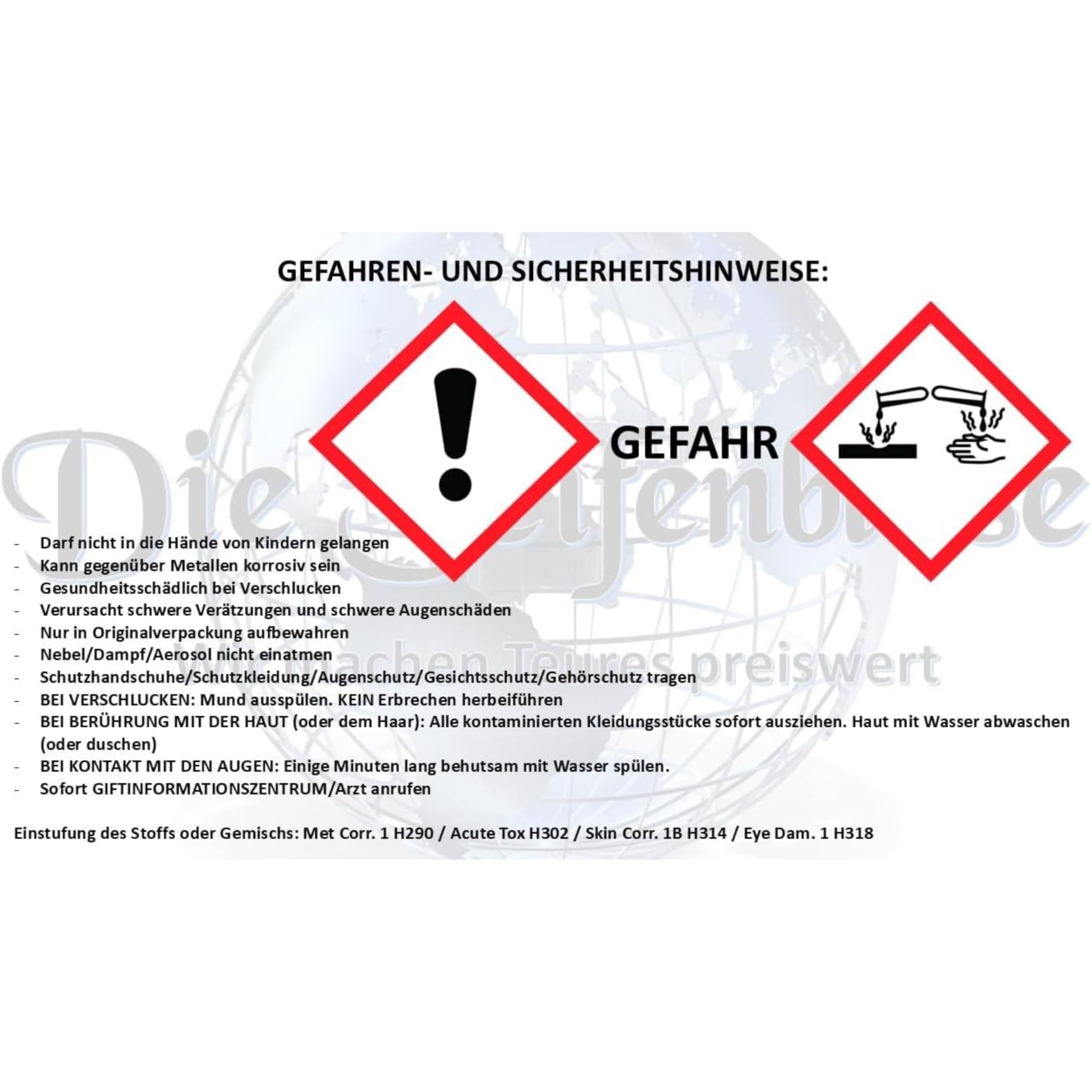 Cleanerist | 5L Acido Fosforico 85% H3PO4 E338 Tanica con Beccuccio – Convertitore Ruggine Potente Disincrostante Calcare Urina Manutenzione Metalli Sanitari Puro – Qualità Premium Pro
