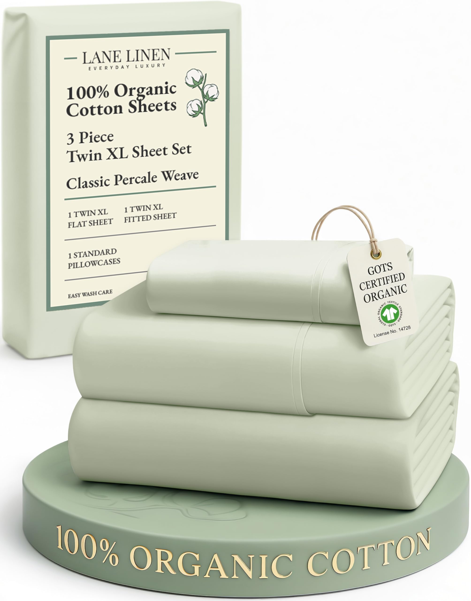 Amazon.com: LANE LINEN 100% Mercerized Organic Cotton Twin XL