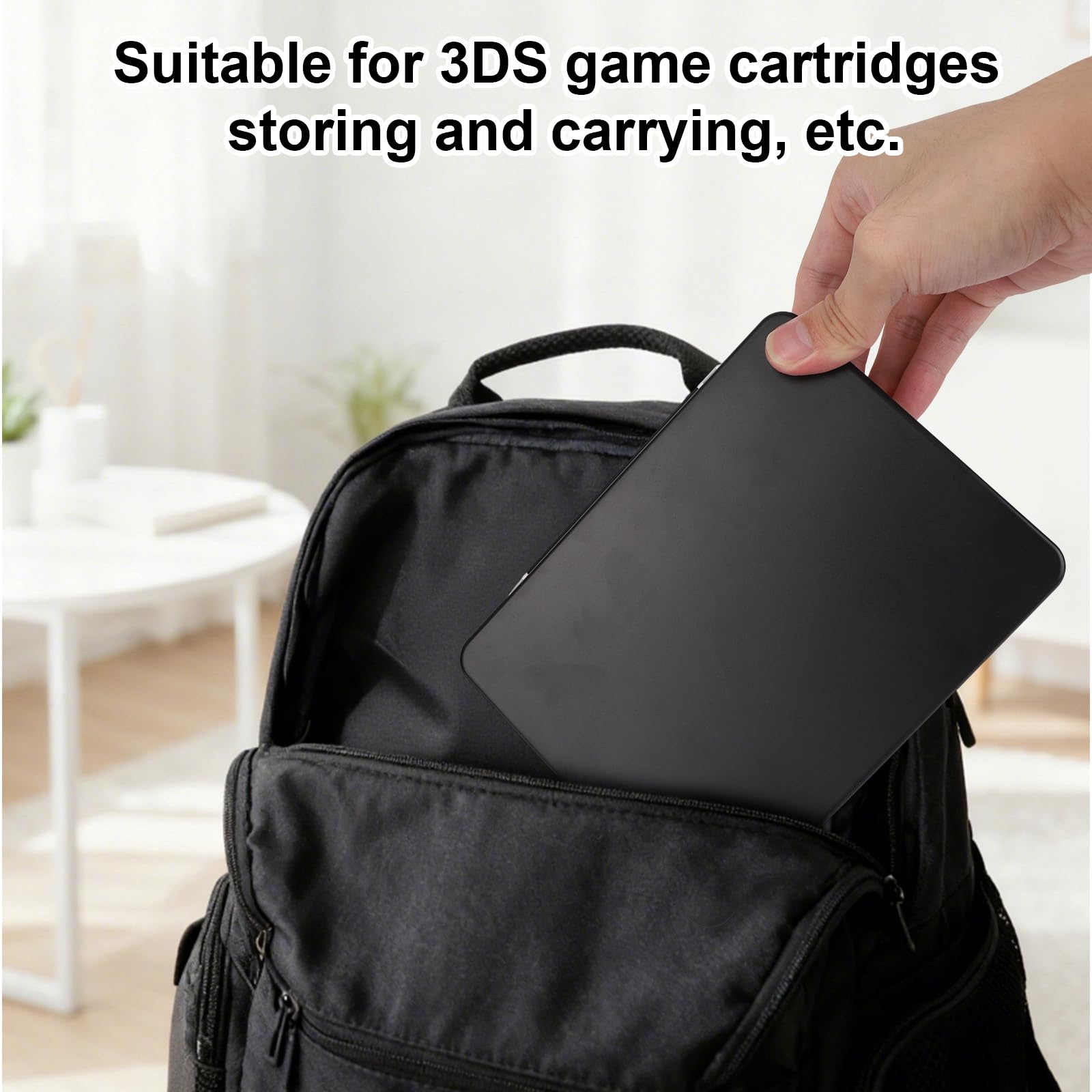 Étui pour Cartes Jeu à 48 Emplacements Compatible avec Switch NEW 3DS XL/NEW 3DS / DSi XL / DSi LL / DS Lite, Étui Rigide avec Doublure Silicone et Fermeture Magnétique pour Ranger Cartouches Jeu