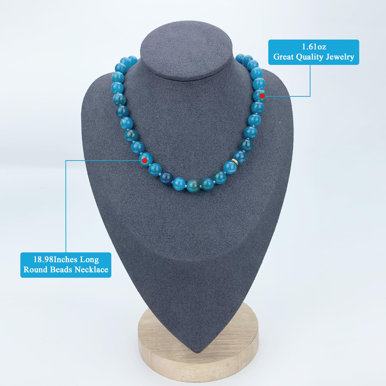 Pietra preziosa con Perline da Donna, Girocollo con Perline in Pietra Naturale Colorata Boho, Gioielli da Spiaggia Estivi, Regalo per Donne
