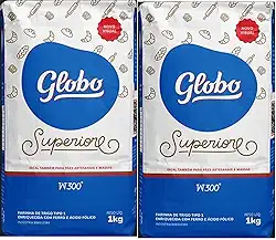 FAMIGLIA VENTURELLI Farinha de Trigo Tipo 1 Puríssima, 1 Kg, 2 Unidades