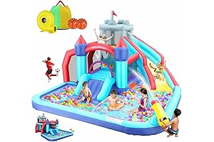 Best Kids Sprinkler: Inflatable Water Slide Bounce House Water Park