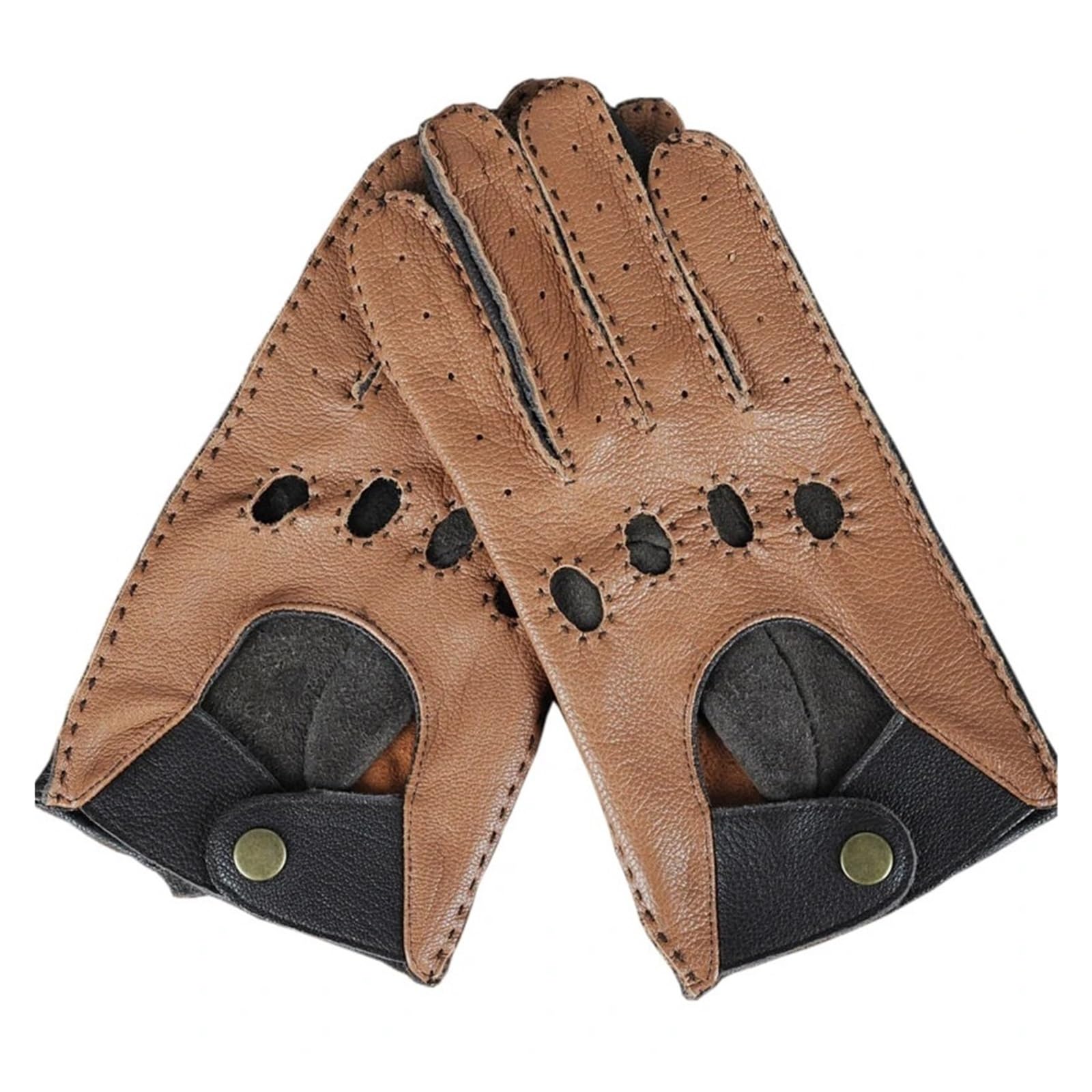 Guanti da Guida in Pelle Guanti da guida uomo in pelle, traspiranti, classici, senza fodera, sottili, primaverili ed estivi