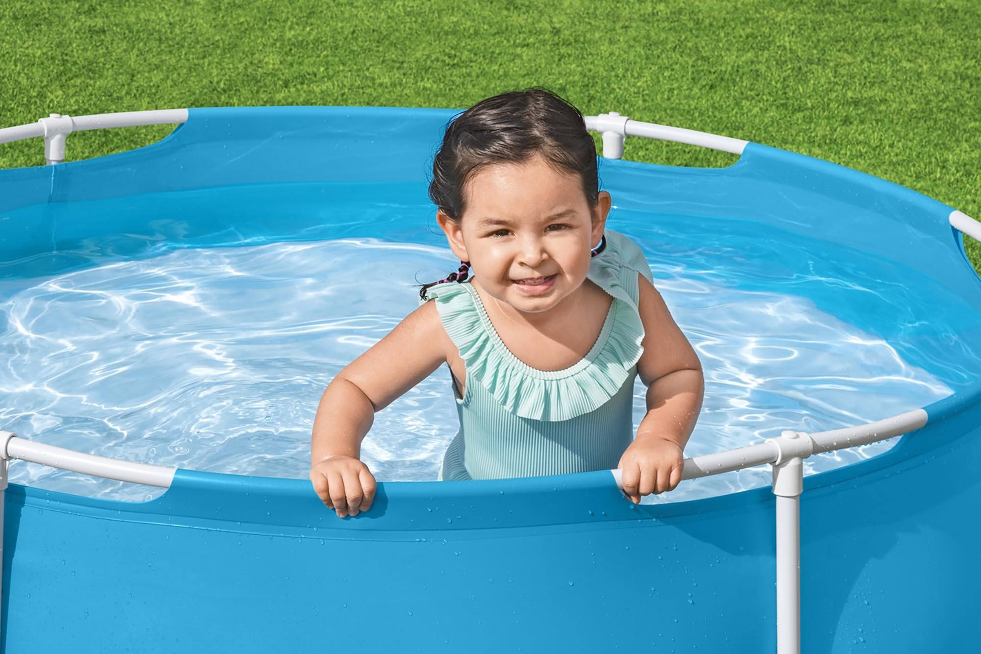 Bestway My First Frame Pool Ø 152 x 38 cm blau rund
