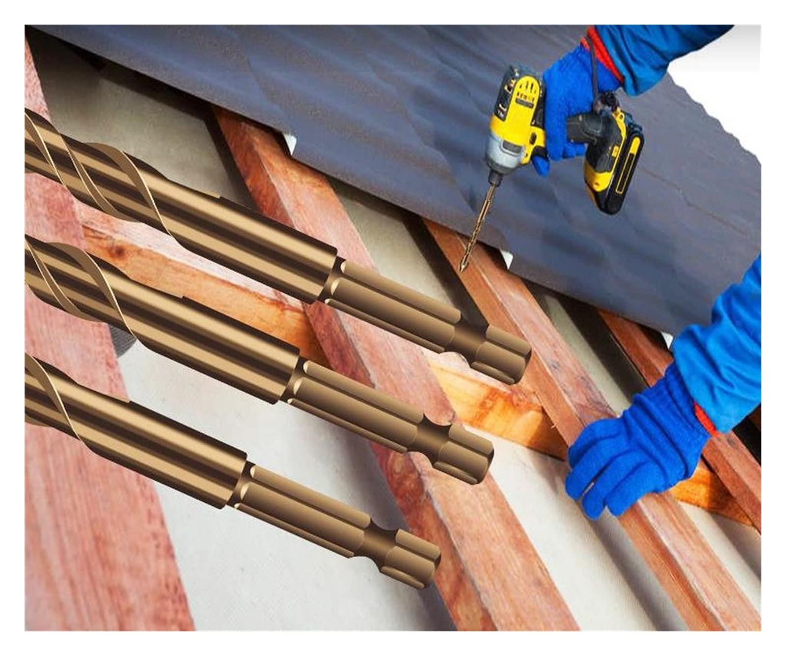 punte da trapano 3-12mm Twist Drill Drill Cross Hex Tile Bit Set for vetro in ceramica in calcestruzzo Sega sega in carburo di mattoni Triangolo in carburo di carburo bit kit strumento
