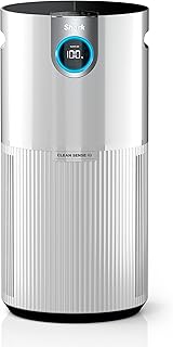 Shark HP201 Air Purifier MAX with NanoSeal HEPA, Cleansense IQ, Odor Lock, Cleans up to 1000 Sq. Ft. and 99.98% of particles, dust, allergens, smoke, 0.1–0.2 microns, White