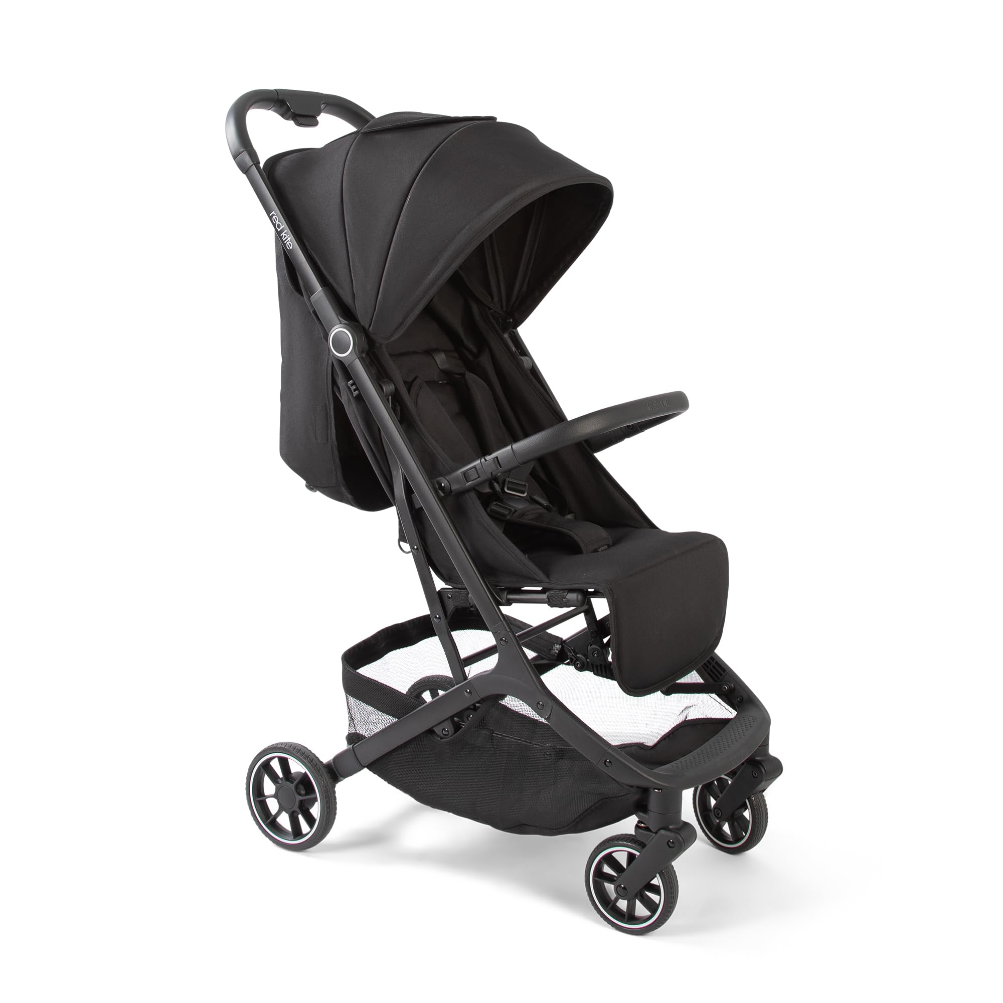 Red Kite Push Me Explor - Cochecito plegable ultracompacto, color negro