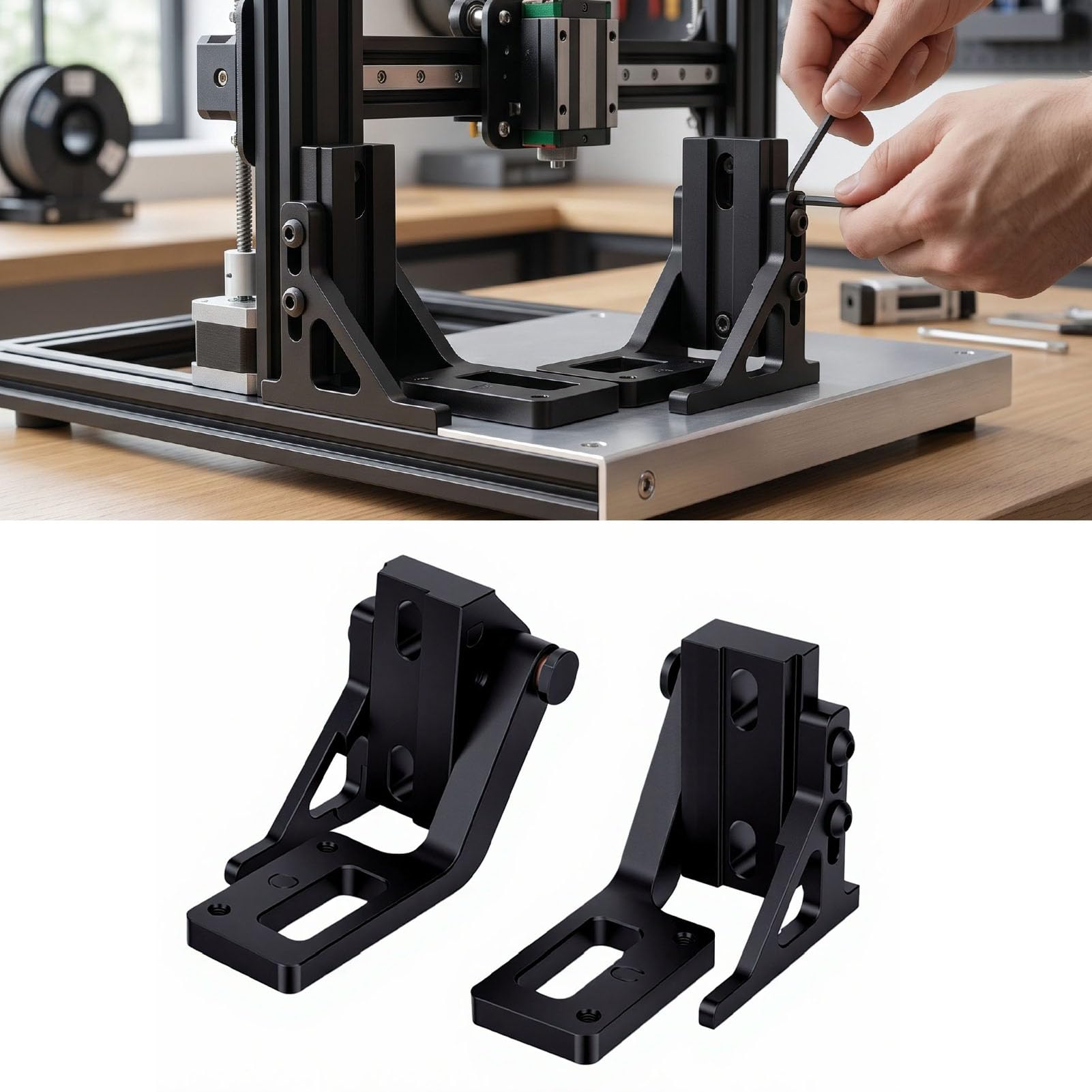 Garosa 3D Drucker Türscharnier Ersatzset, Ersatzteile für Druckertür for