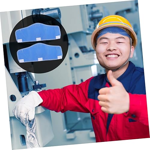 Miniatura 8 de Kisangel 2 unidades de bandas de sudor para casco de seguridad para hombre, bandas para el sudor, banda para el sudor de soldadura para refrescar