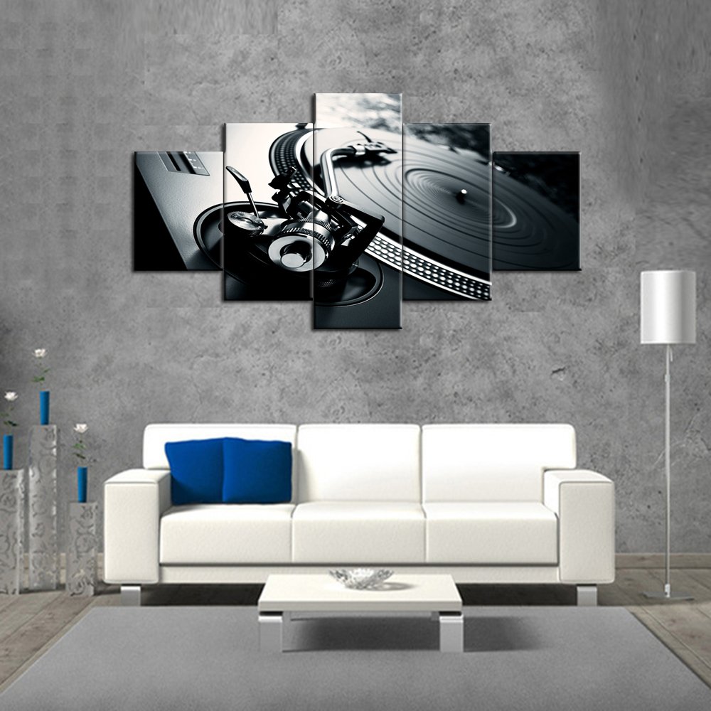 Amazon.com: Black and White Music Pictures Wall Art for Living