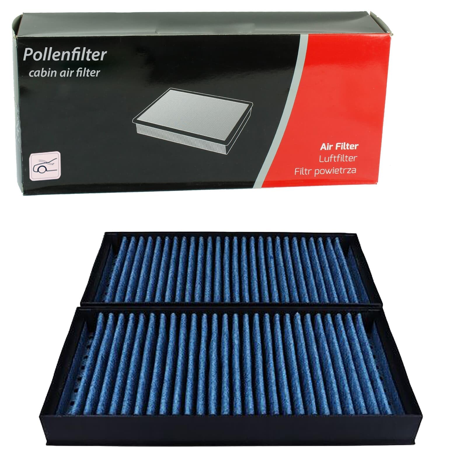 MAXGEAR Filtre d'habitacle 26-1824 Filtre à charbon actif avec effet antibactérien aux propriétés anti-allergènes Hauteur: 34 Largeur: 138 Longueur: 293 Compatible avec BMW X5 E70 X5 F15, F85