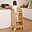 Kitchen Step Stool for Toddlers,Wiifo Adjustable Height Kids Learning Stool, Toddler Standing Tower(Natural)