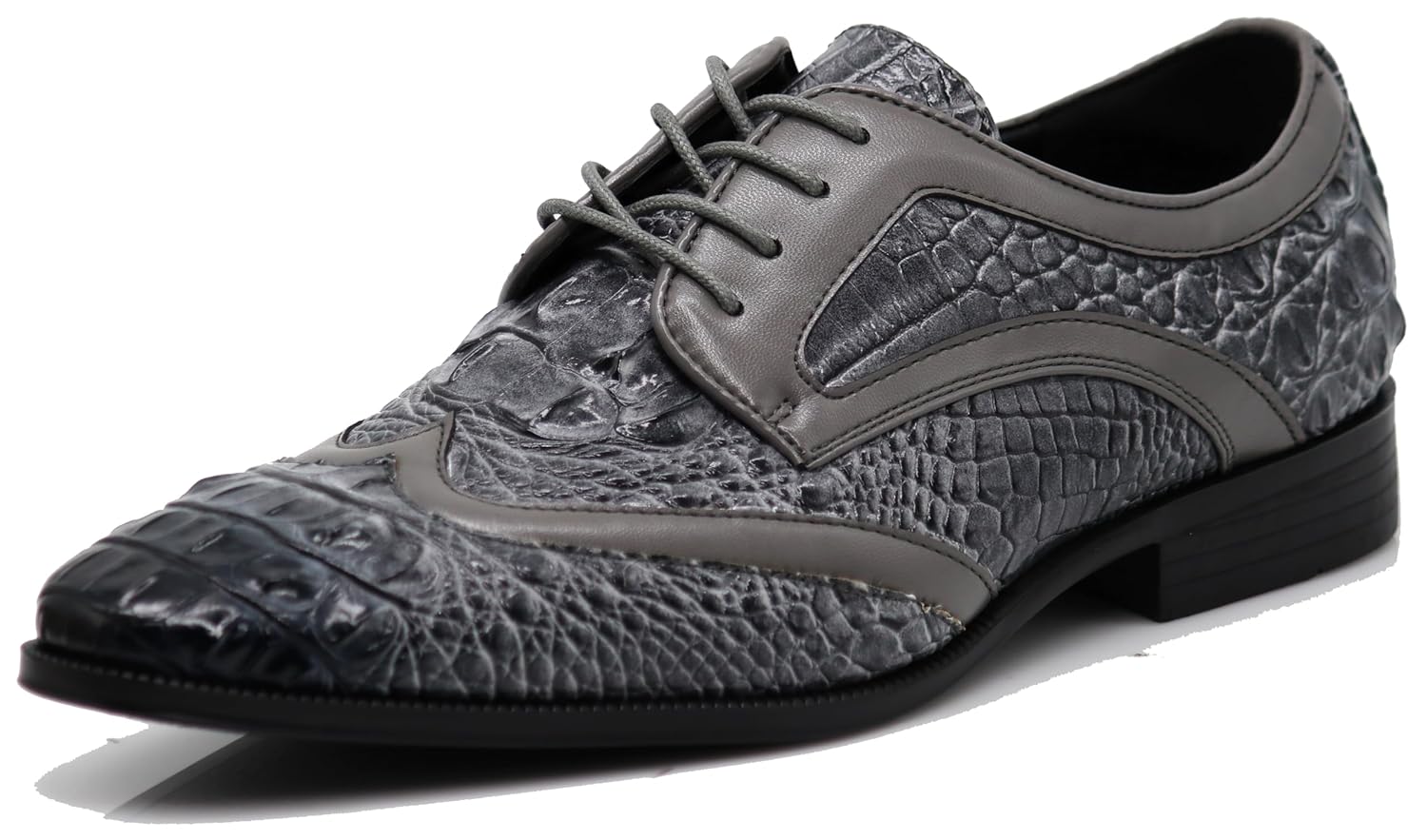 ODN Sapato social masculino Oxford com estampa de crocodilo jacaré em promoção! Veja a oferta e mais achadinhos de Sapatos 2 Hoje é o melhor dia para comprar ODN Sapato social masculino Oxford com estampa de crocodilo jacaré com aquele preço maroto! Promoção! Aproveite a oferta! 2
