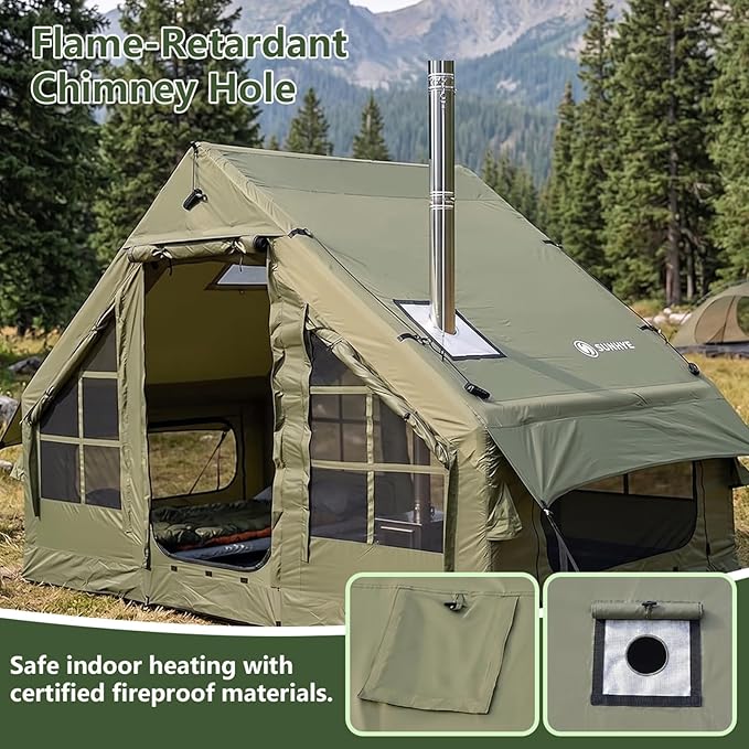Carpa inflable para camping 4 personas ShinHye impermeable miniatura 6