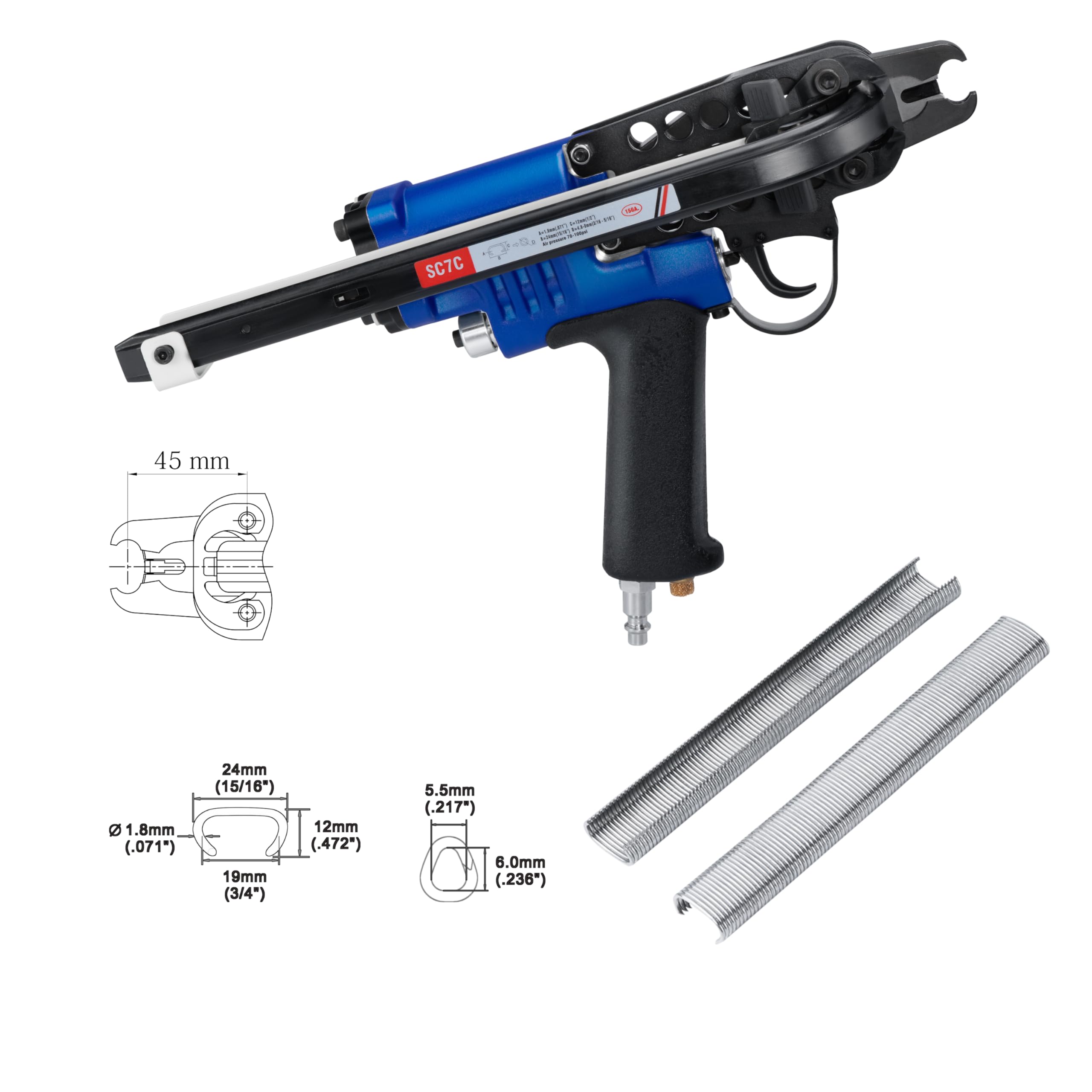 Kronivox Pneumatic Hog Ring Gun - Buy Online -7 Kronivox Pneumatic Hog Ring Gun - Buy Online -7