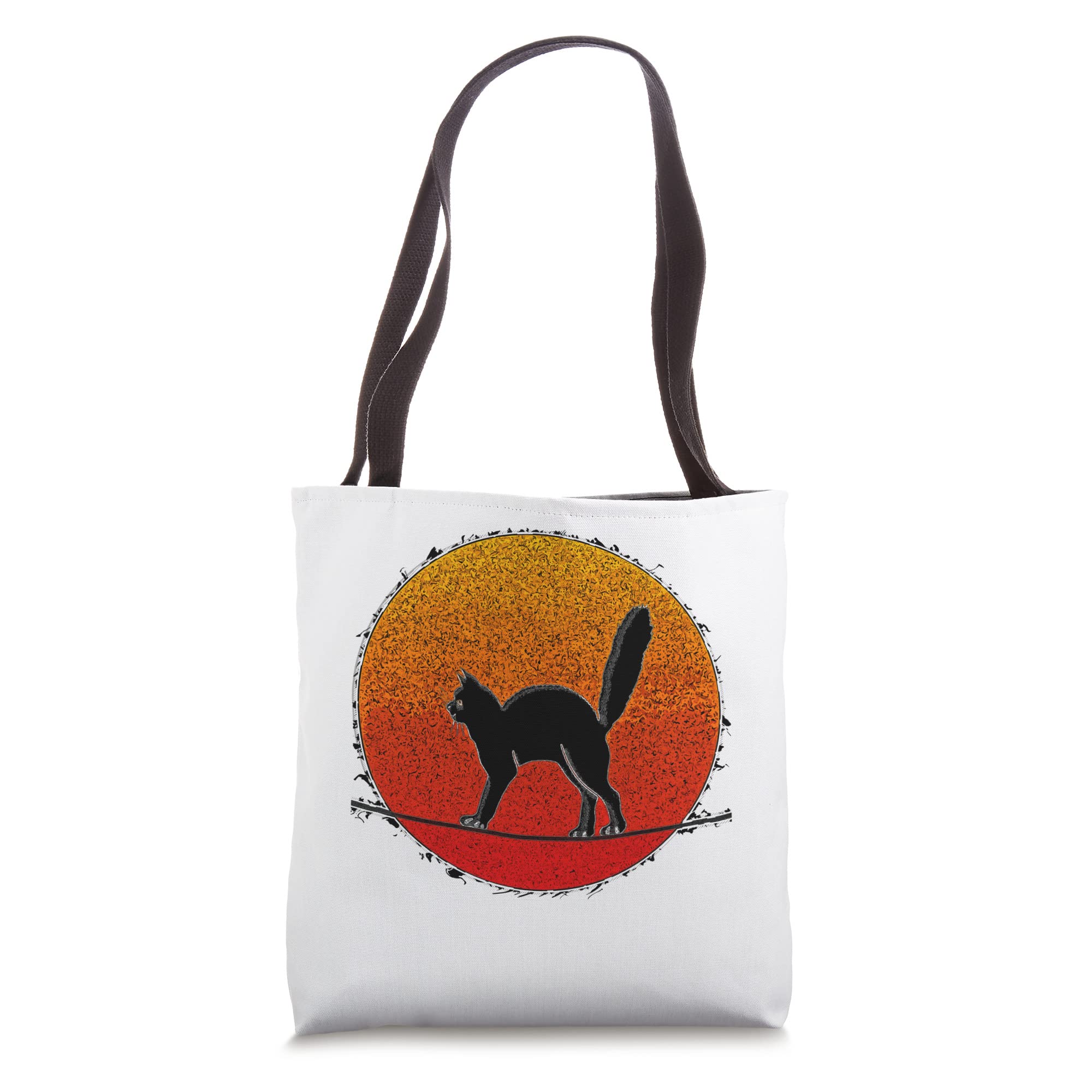 Funambule cat in balance Tote Bag