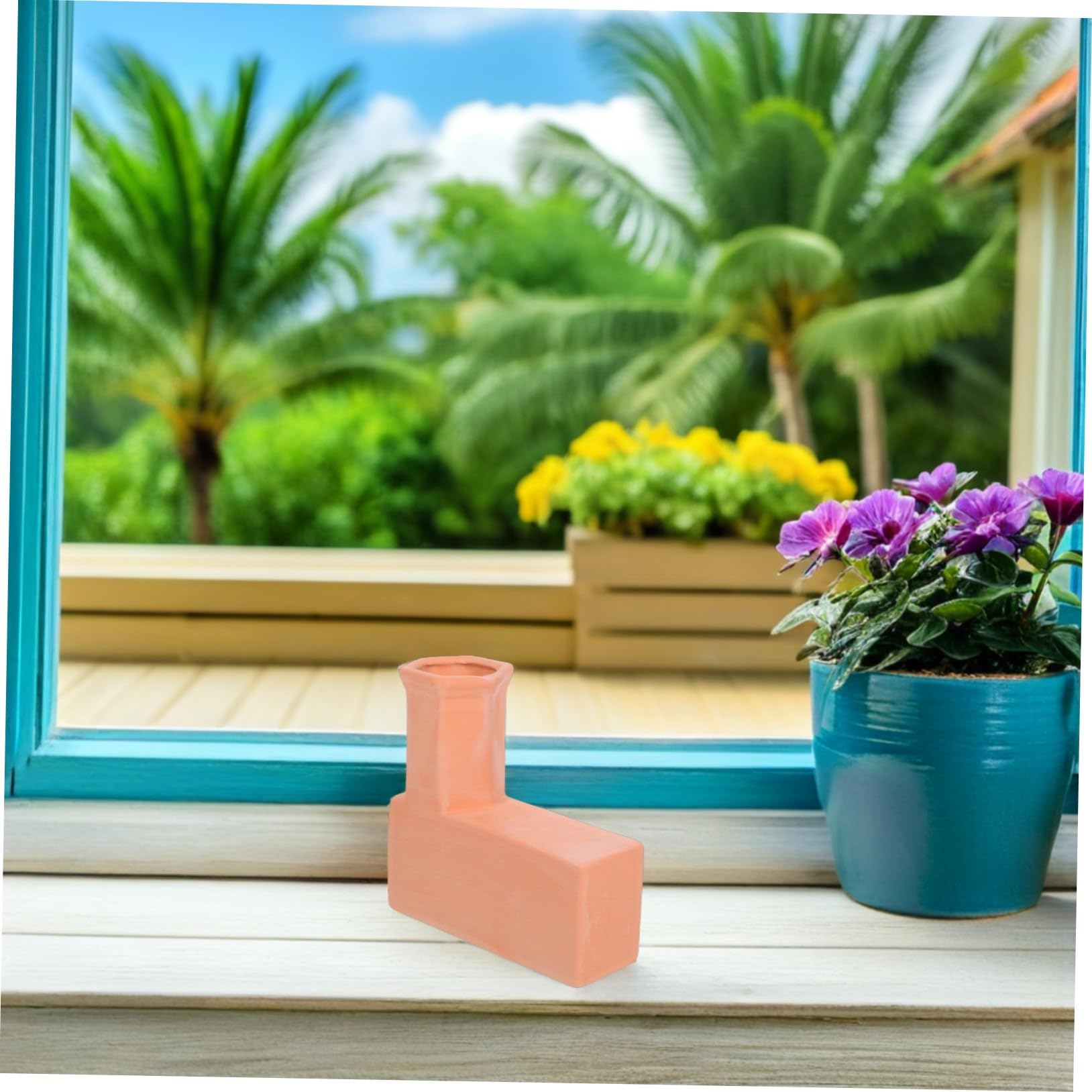 Mipcase Gotero de Riego Automático de Terracota para Plantas Dispositivo de Riego por Goteo Natural para Jardines Interiores y Exteriores Hidratación Precisa y Raíces Saludables