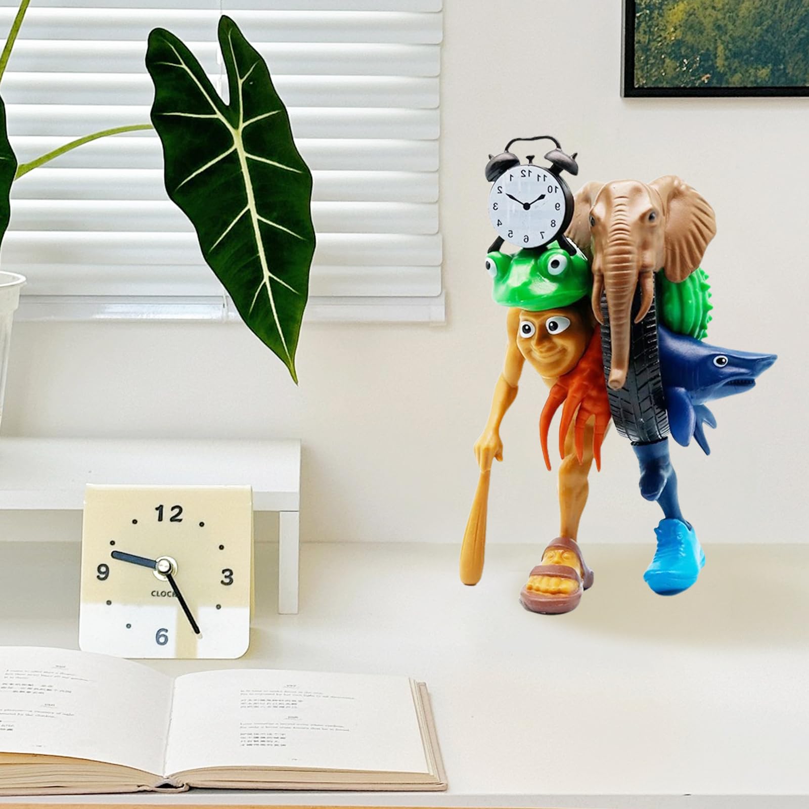 18cm Italian Brainrot Collectible Figures, Detachable Hybrid Creature Desktop Ornaments, Tralalero Tralala - Image 4