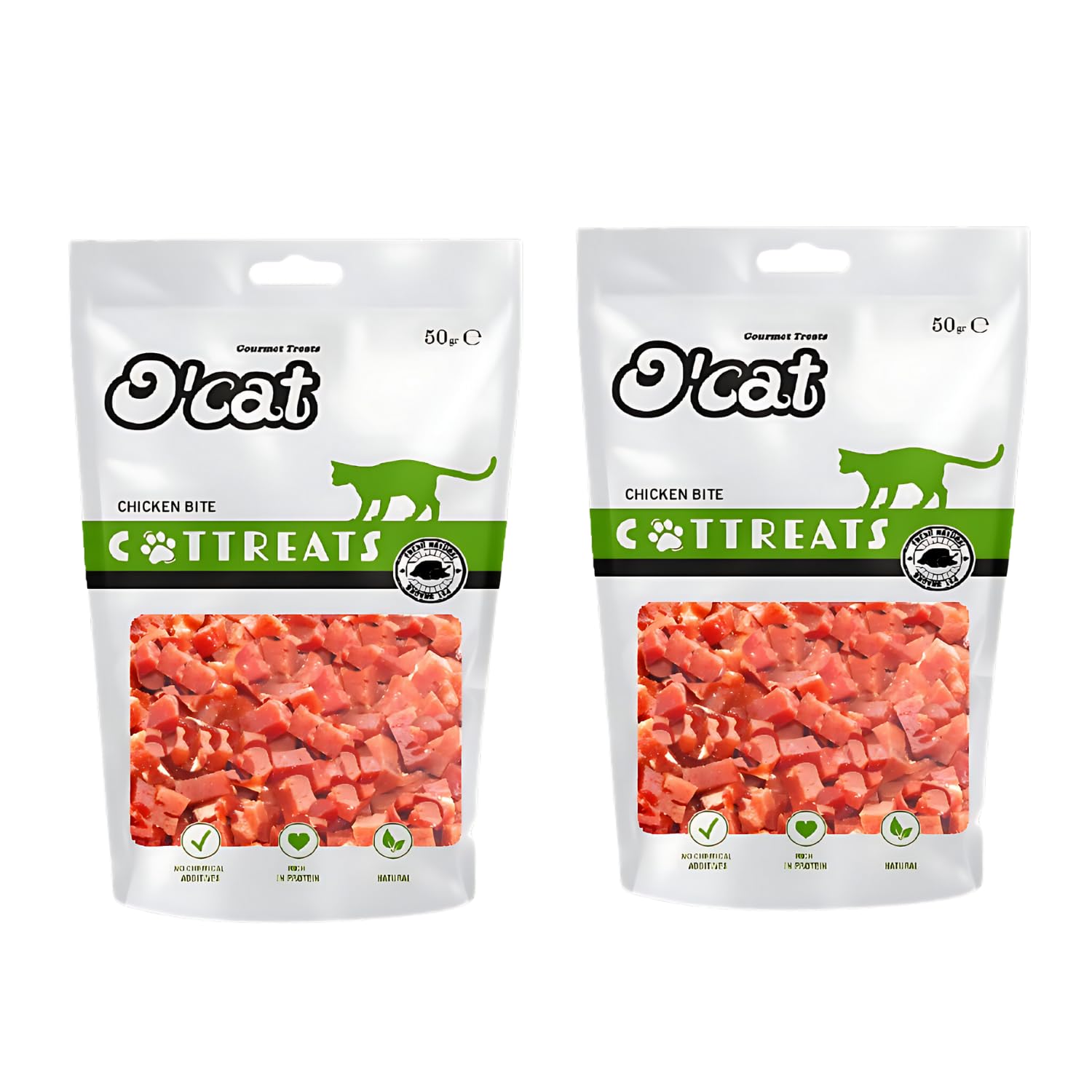 PETS EMPIRE OCat Chicken Bite, Healthy Cat Treats, Kitten Snack Sticks and Bites for Training and Feeding, Non-Vegetarian Kitty Snacks for Cats, Kittens (50 g X 2) (B0B6NSFZ6T) Amazon Price History, Amazon Price Tracker