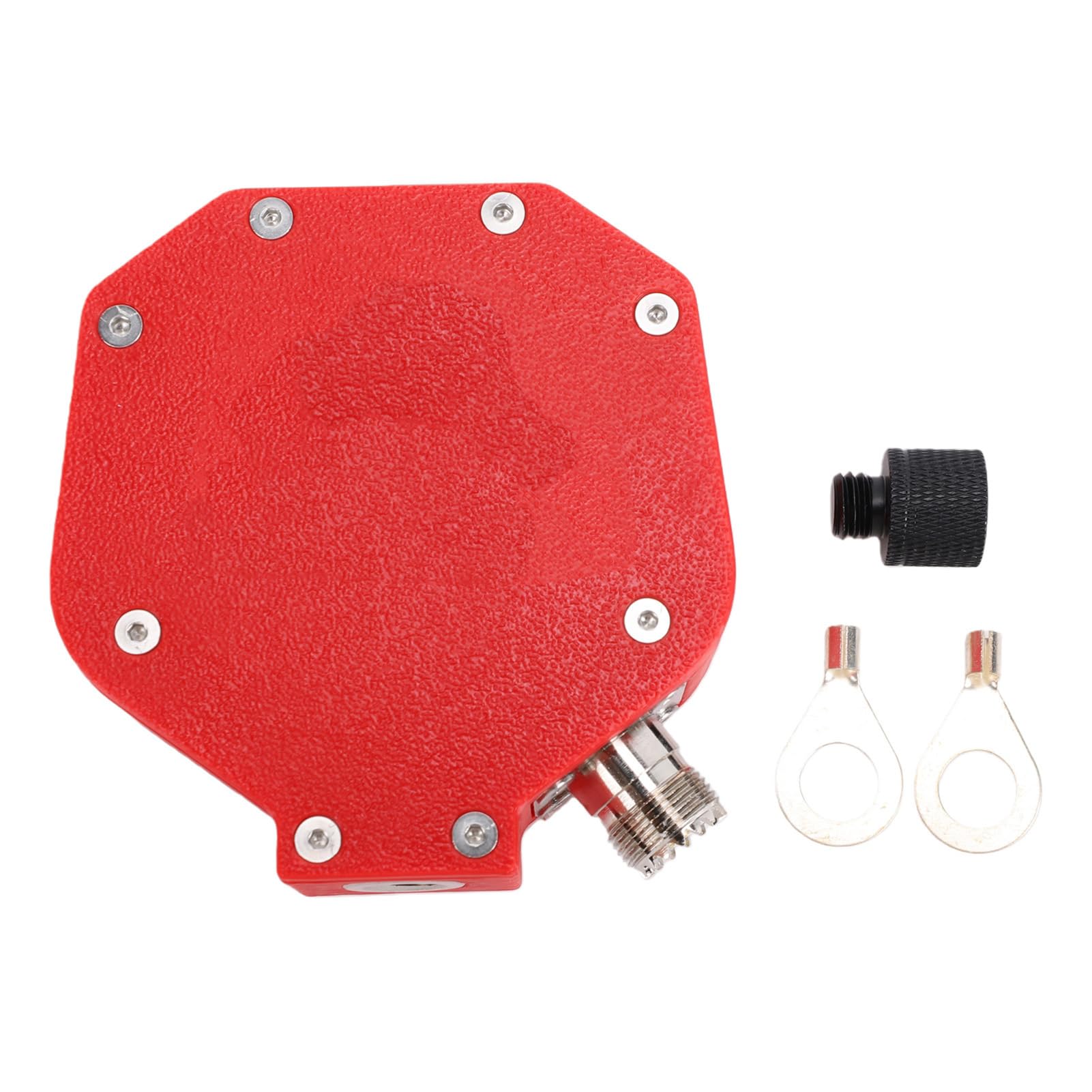 Base d'antenne à Ondes Courtes MA-06, Balun 1:1 intégré, V Positif et Double Usage Horizontal, Filetage M10, Portable Léger pour la Communication Extérieure, 100 W SSB