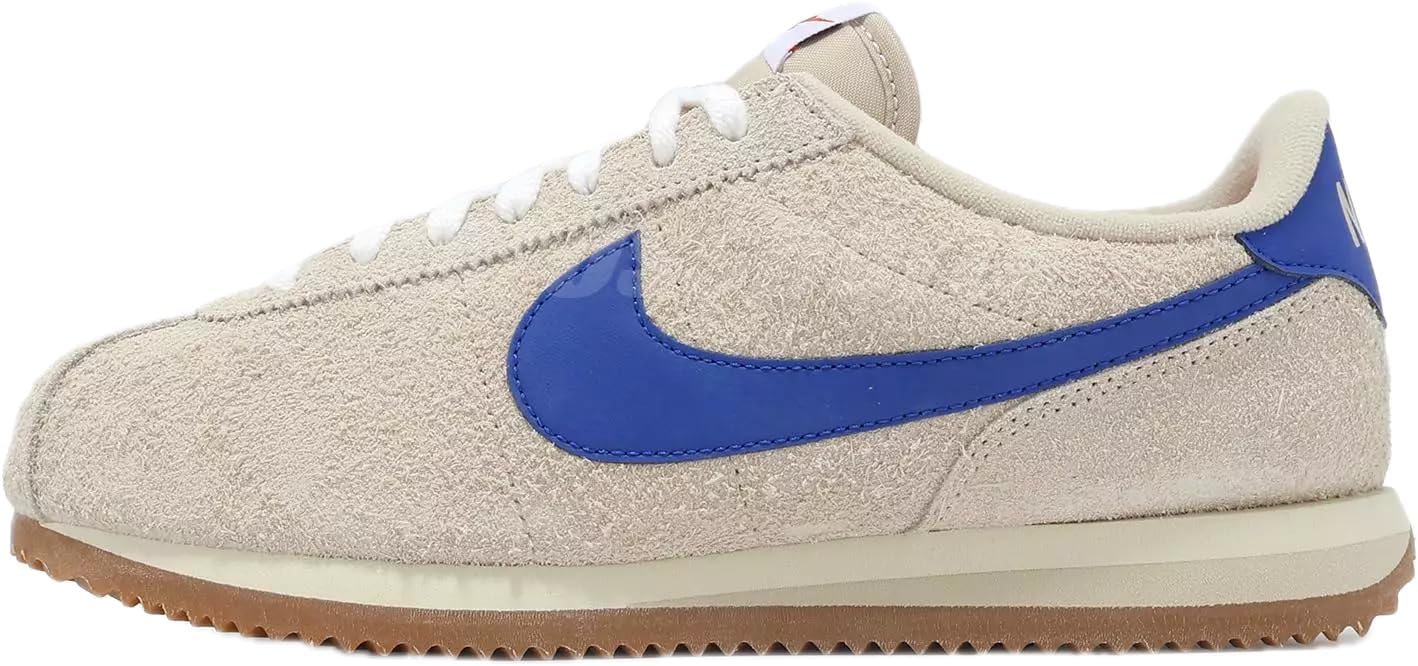 beige nike cortez